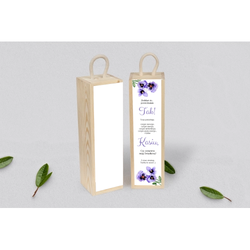 Prośba o&nbsp;Świadkowanie - SNW Akryl naturalna Sweet Love Motyw 3