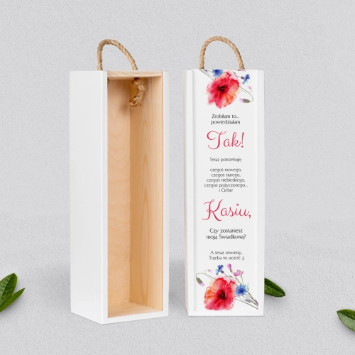 Prośba o Świadkowanie - SNW biała Sweet Love Motyw 2