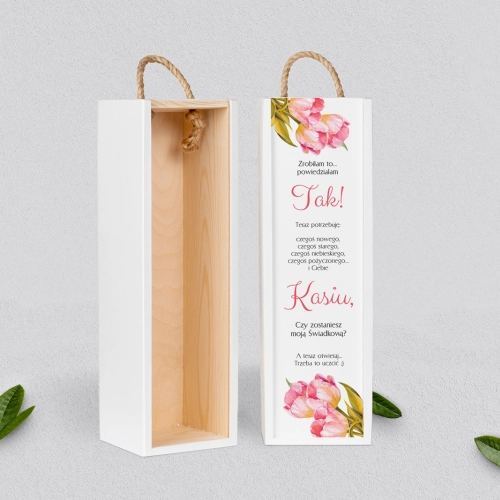 Prośba o Świadkowanie - SNW biała Sweet Love Motyw 4