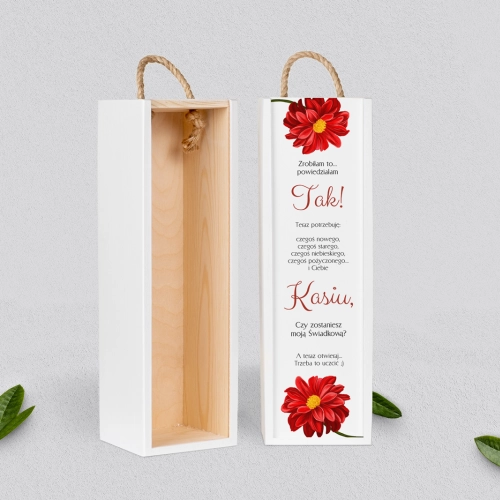 Prośba o Świadkowanie - SNW biała Sweet Love Motyw 5