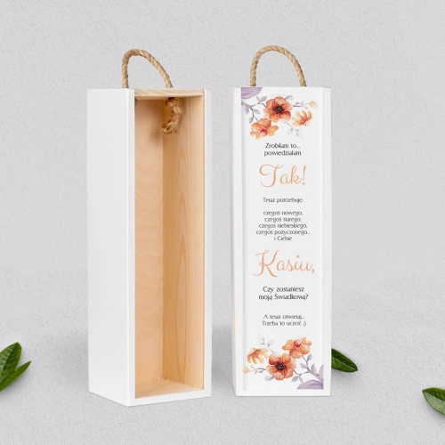 Prośba o Świadkowanie - SNW biała Sweet Love Motyw 6