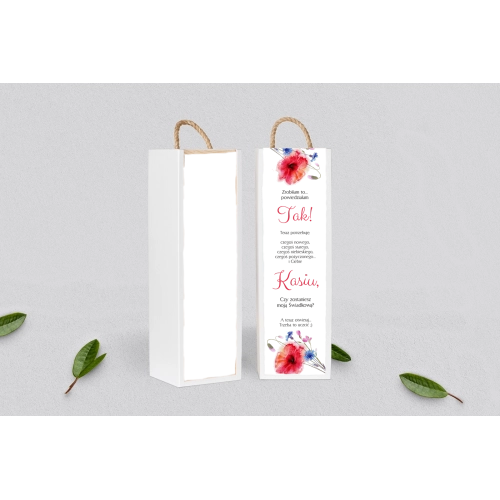 Prośba o&nbsp;Świadkowanie - SNW Akryl biała Sweet Love Motyw 2