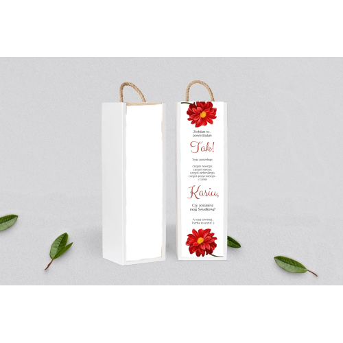 Prośba o&nbsp;Świadkowanie - SNW Akryl biała Sweet Love Motyw 5