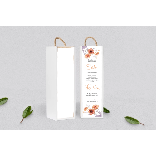 Prośba o&nbsp;Świadkowanie - SNW Akryl biała Sweet Love Motyw 6