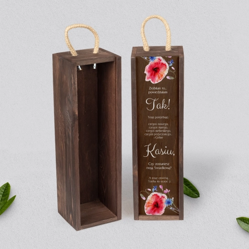 Prośba o Świadkowanie - SNW brązowa Sweet Love Motyw 2