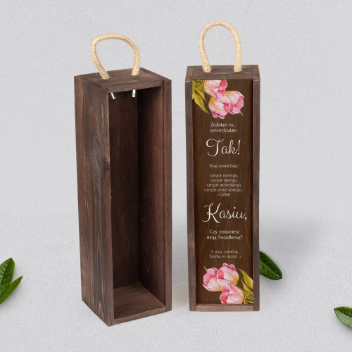 Prośba o Świadkowanie - SNW brązowa Sweet Love Motyw 4