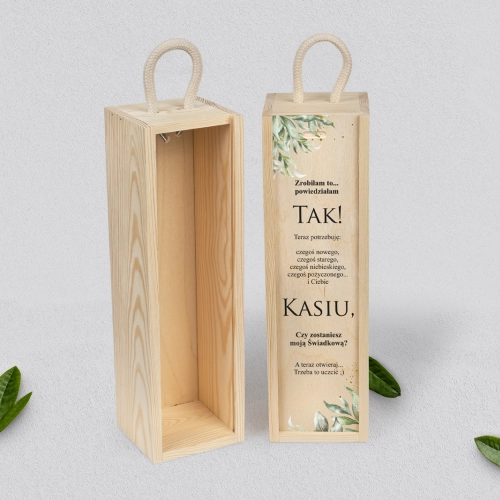 Prośba o Świadkowanie - SNW naturalna Leaves Motyw 1