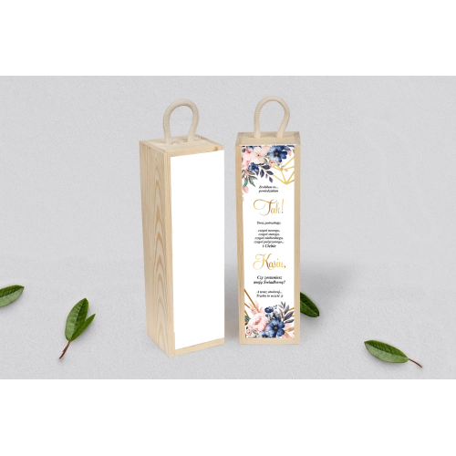 Prośba o&nbsp;Świadkowanie - SNW Akryl naturalna Geom. Serce Motyw 2