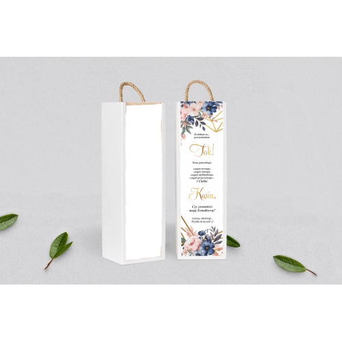 Prośba o&nbsp;Świadkowanie - SNW Akryl biała Geometryczne Serce - Motyw 2