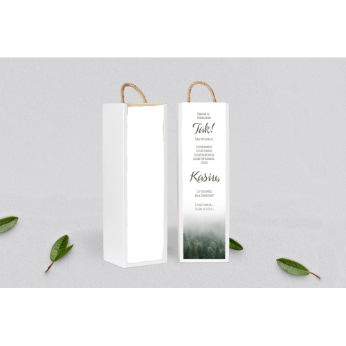 Prośba o&nbsp;Świadkowanie - SNW Akryl biała Forest - Motyw 2