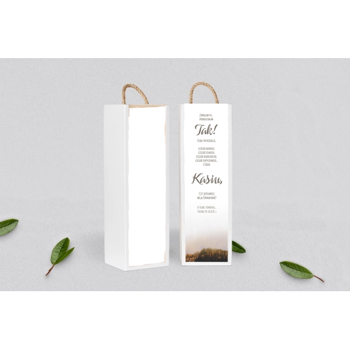 Prośba o&nbsp;Świadkowanie - SNW Akryl biała Forest - Motyw 3