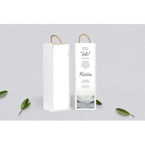 Prośba o&nbsp;Świadkowanie - SNW Akryl biała Forest - Motyw 5