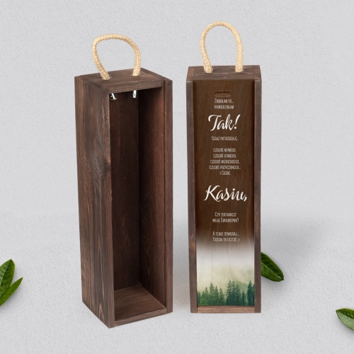 Prośba o Świadkowanie - SNW brązowa Forest - Motyw 1