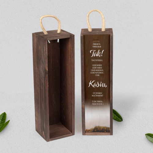 Prośba o Świadkowanie - SNW brązowa Forest - Motyw 3