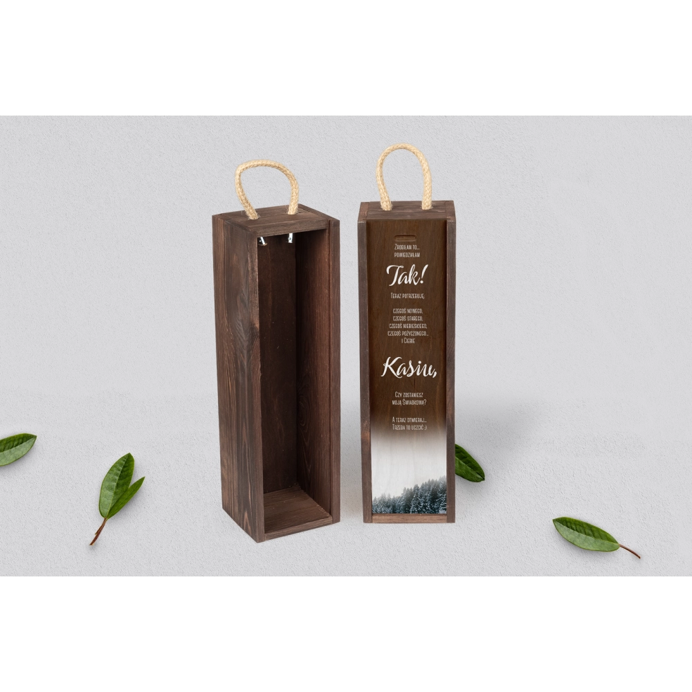 Prośba o&nbsp;Świadkowanie - SNW brązowa Forest - Motyw 4