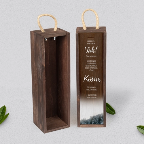 Prośba o Świadkowanie - SNW brązowa Forest - Motyw 4