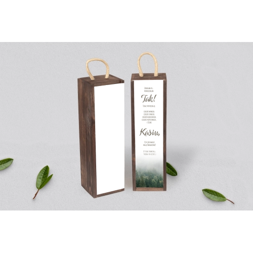 Prośba o&nbsp;Świadkowanie - SNW Akryl brązowa Forest - Motyw 2