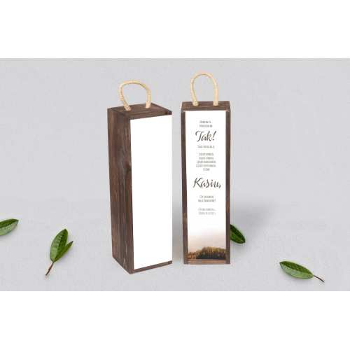 Prośba o&nbsp;Świadkowanie - SNW Akryl brązowa Forest - Motyw 3