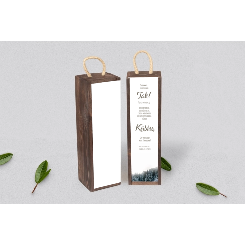 Prośba o&nbsp;Świadkowanie - SNW Akryl brązowa Forest - Motyw 4