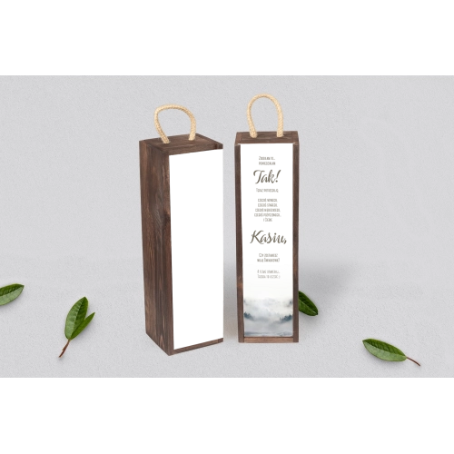 Prośba o&nbsp;Świadkowanie - SNW Akryl brązowa Forest - Motyw 5