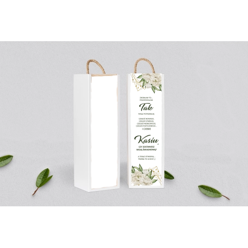 Prośba o&nbsp;Świadkowanie - SNW Akryl biała Modena Motyw 3