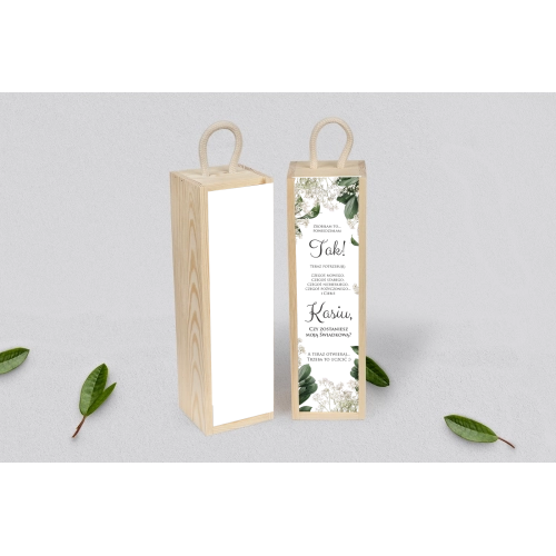 Prośba o&nbsp;Świadkowanie - SNW Akryl naturalna Soft Motyw 1