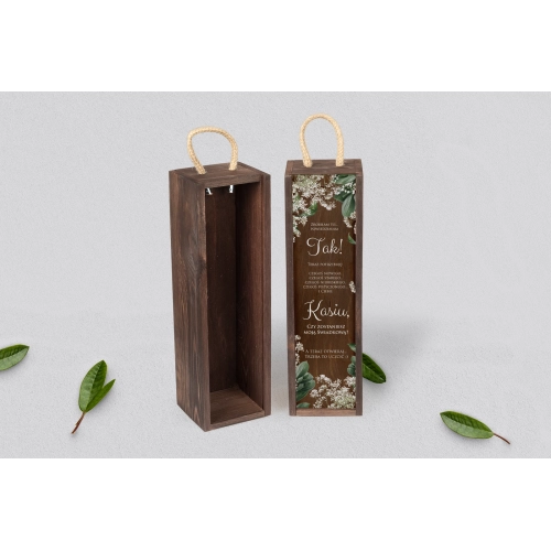 Prośba o&nbsp;Świadkowanie - SNW brązowa Soft Motyw 1