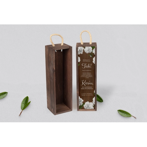 Prośba o&nbsp;Świadkowanie - SNW brązowa Soft Motyw 3