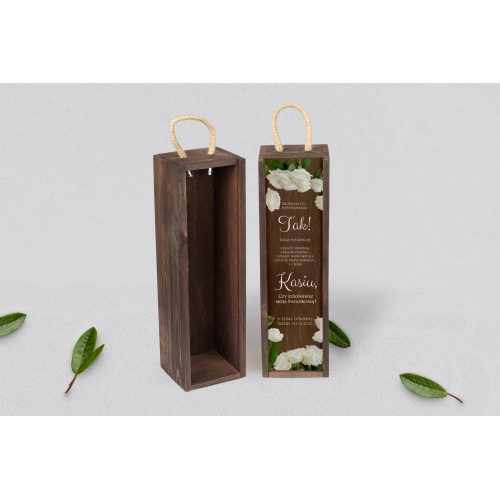 Prośba o&nbsp;Świadkowanie - SNW brązowa Soft Motyw 4