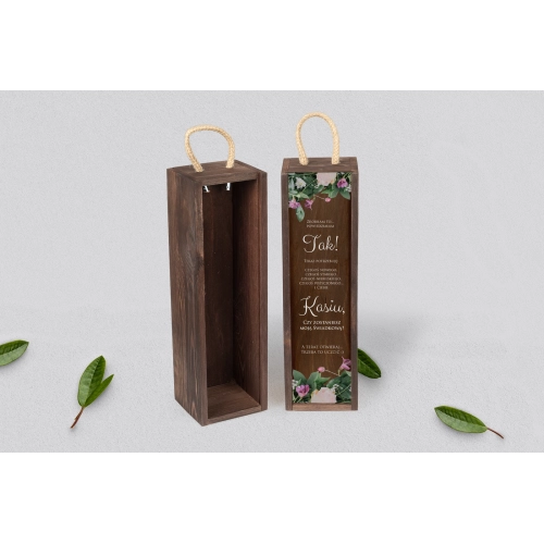 Prośba o&nbsp;Świadkowanie - SNW brązowa Soft Motyw 6