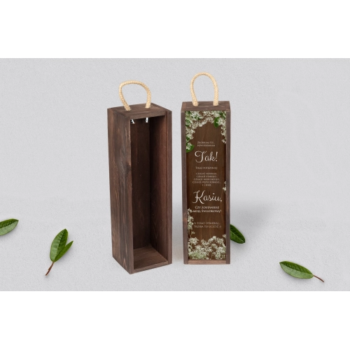 Prośba o&nbsp;Świadkowanie - SNW brązowa Soft Motyw 7