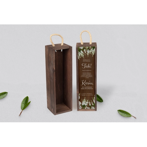 Prośba o&nbsp;Świadkowanie - SNW brązowa Soft Motyw 8