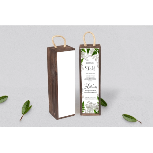 Prośba o&nbsp;Świadkowanie - SNW Akryl brązowa Soft Motyw 2