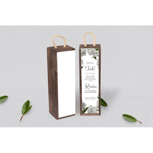 Prośba o&nbsp;Świadkowanie - SNW Akryl brązowa Soft Motyw 3