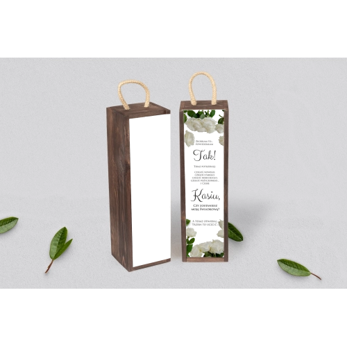 Prośba o&nbsp;Świadkowanie - SNW Akryl brązowa Soft Motyw 4