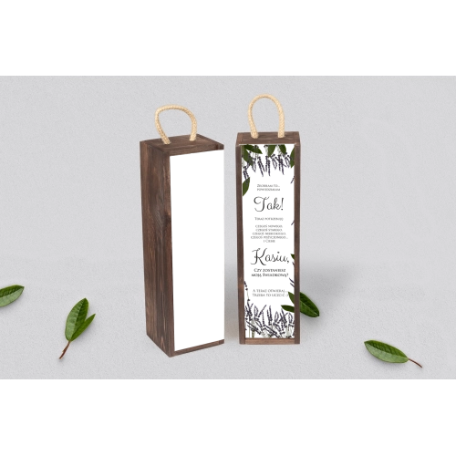 Prośba o&nbsp;Świadkowanie - SNW Akryl brązowa Soft Motyw 5