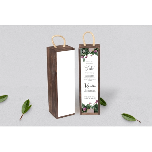 Prośba o&nbsp;Świadkowanie - SNW Akryl brązowa Soft Motyw 6