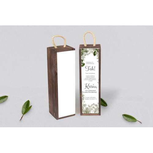 Prośba o&nbsp;Świadkowanie - SNW Akryl brązowa Soft Motyw 7