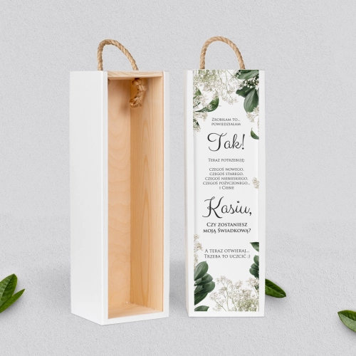 Prośba o&nbsp;Świadkowanie - SNW biała Soft Motyw 1