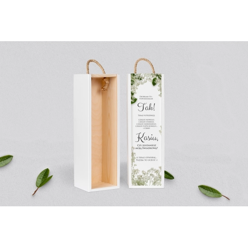 Prośba o&nbsp;Świadkowanie - SNW biała Soft Motyw 7