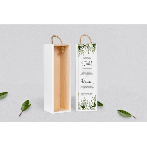 Prośba o&nbsp;Świadkowanie - SNW biała Soft Motyw 8