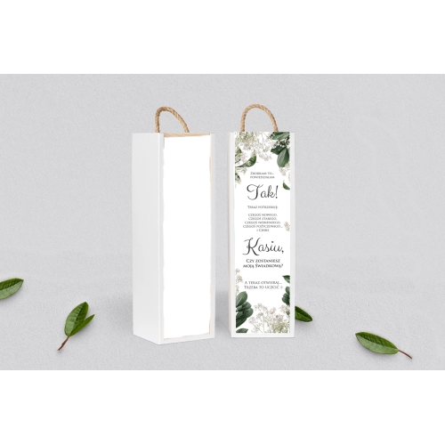 Prośba o&nbsp;Świadkowanie - SNW Akryl biała Soft Motyw 1