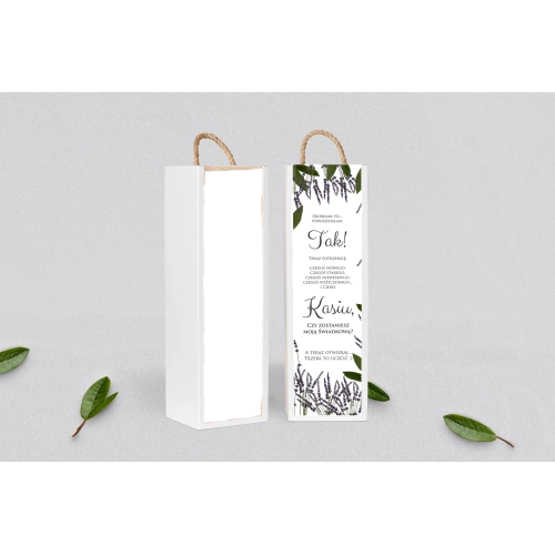 Prośba o&nbsp;Świadkowanie - SNW Akryl biała Soft Motyw 5