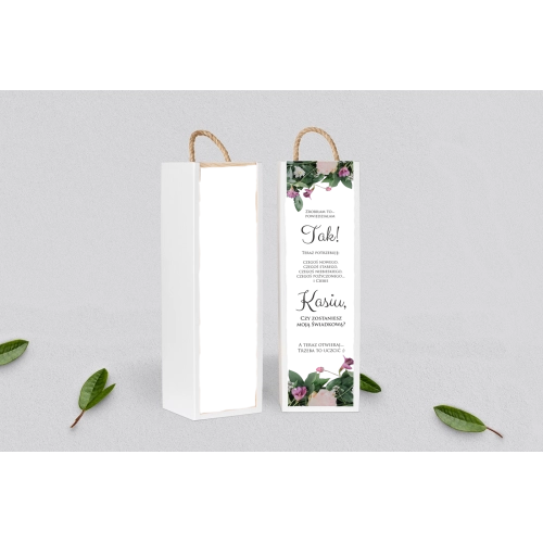 Prośba o&nbsp;Świadkowanie - SNW Akryl biała Soft Motyw 6