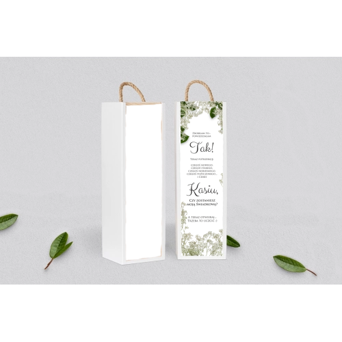 Prośba o&nbsp;Świadkowanie - SNW Akryl biała Soft Motyw 7