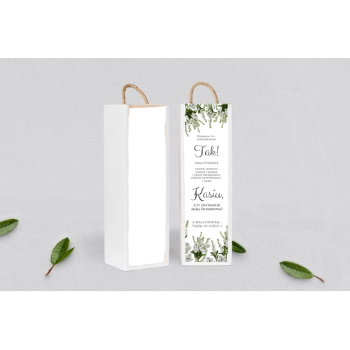 Prośba o&nbsp;Świadkowanie - SNW Akryl biała Soft Motyw 8