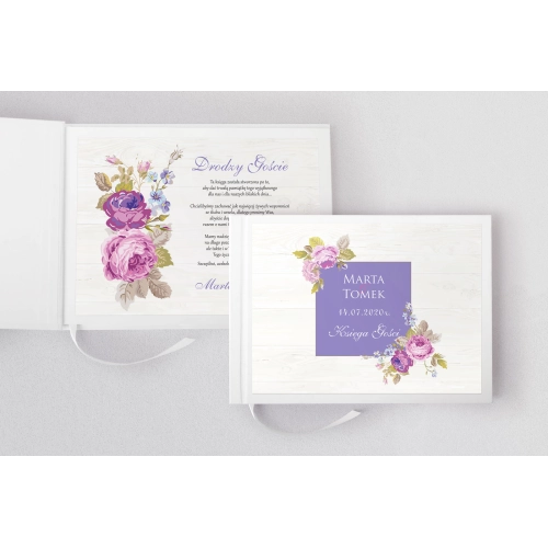 Księga Gości Weselnych Biała Stodoła - Motyw 6