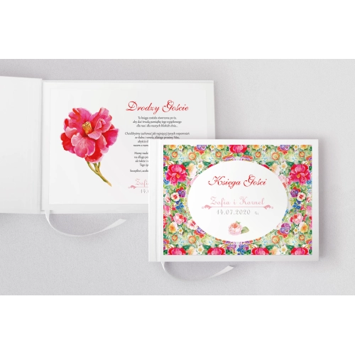 Księga Gości Weselnych Pobieramy się Motyw 1