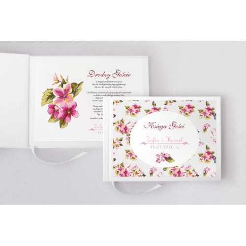 Księga Gości Weselnych Pobieramy się Motyw 2