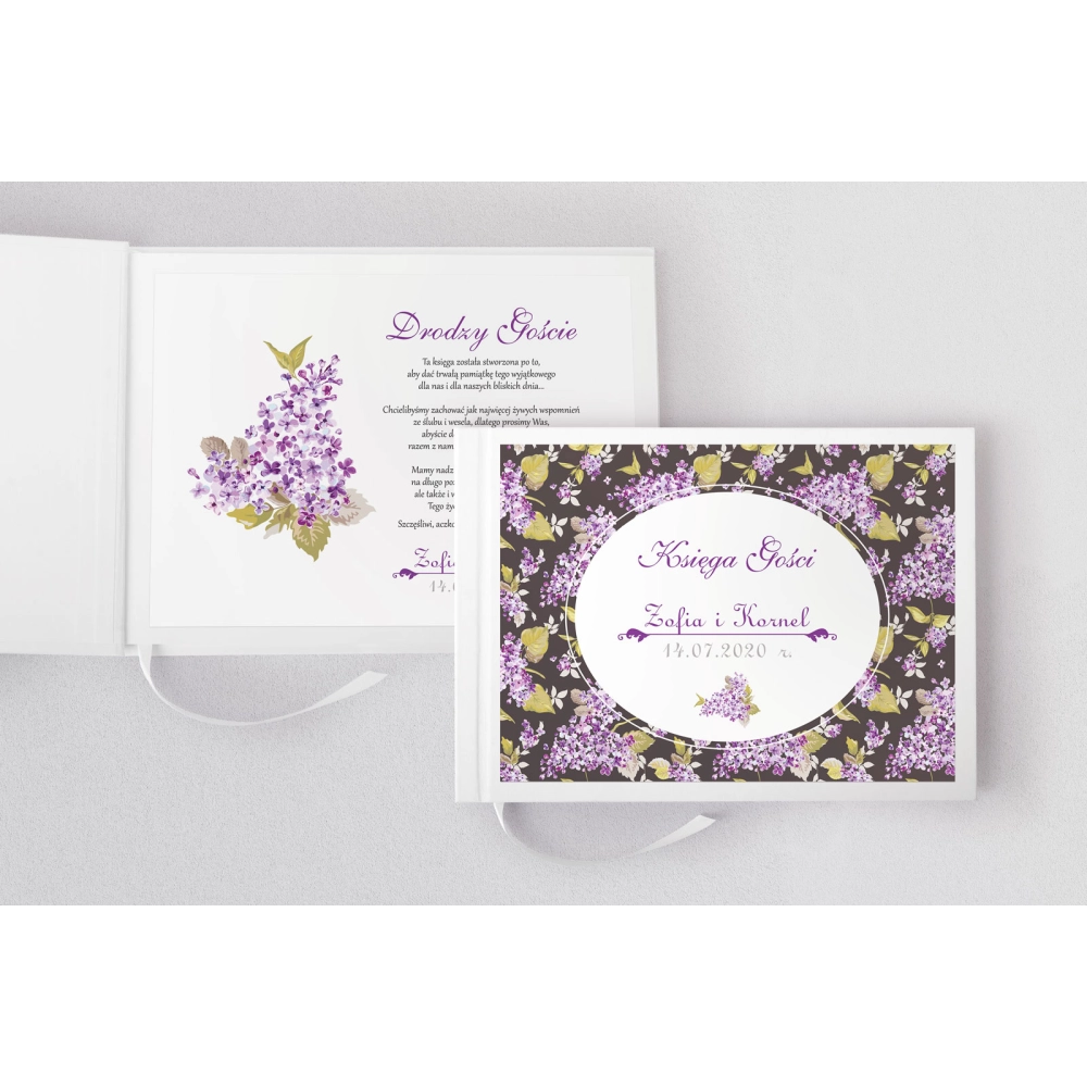 Księga Gości Weselnych Pobieramy się Motyw 4